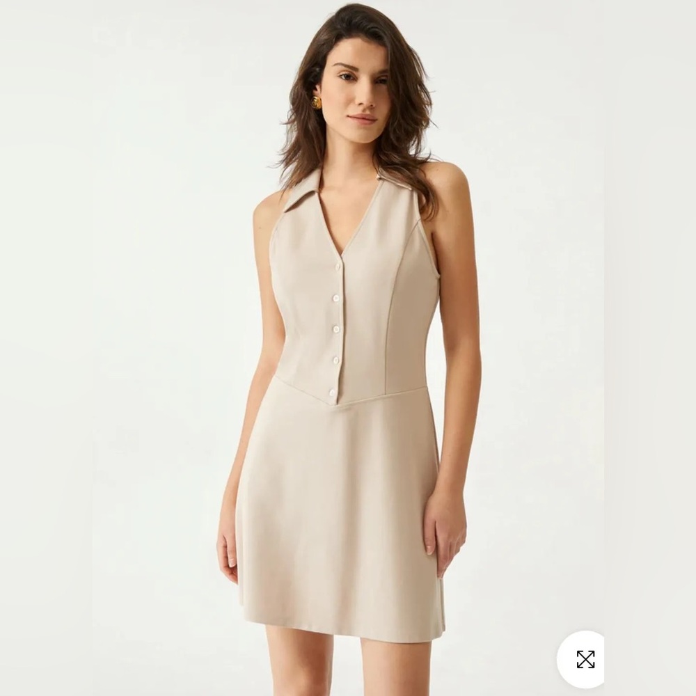 NWT OGL V-Neck A Line Mini Dress Size Small